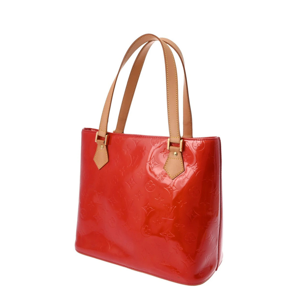 Louis Vuitton Bag Handbag Rouge Vernis Tote Monogram Houston Brown